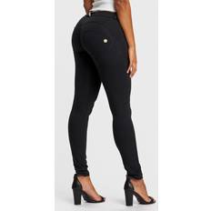 Freddy Damen Hose WR.UP 02RC001 ORG Regular Waist Black,2XS,Schwarz