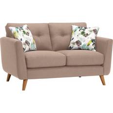 Oak Furnitureland Sofas Oak Furnitureland Mink Fabric 2 Sofa