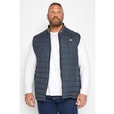 Fabric - Men Vests D555 D555 Plus Ralph Puffer Gilet Navy 3XL, Colour: Navy