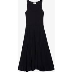 Claudie Pierlot Long pleated dress marine_tief