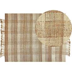 Beliani Berissa Jutematta 140x200 cm Beige Beige
