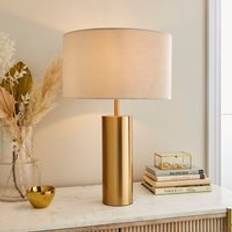 Dunelm Nesa Touch Cream Table Lamp