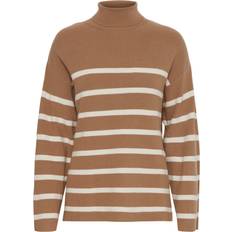 B.Young Tröjor B.Young BYMILO Pullover Brown för Dam