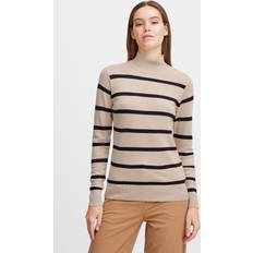 B.Young Tröjor B.Young BYMMPIMBA1 Pullover Sand för Dam