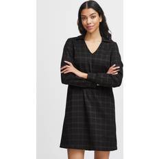 B.Young Long Sleeve Shirt Dress - Noir