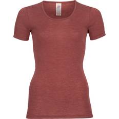 Seide Basisschicht ENGEL Natur Damen T-Shirt rot