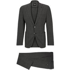 Lana Abiti BOSS Di lana abito P-Huge Slim Fit Black