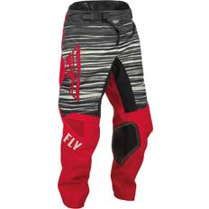 Motorcycle Pants Fly Racing Youth Kinetic Wave Pants (Red/Grey)