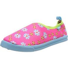 Beach Shoes Playshoes Girl Bathing Shoes Aqua Flowers - Pink