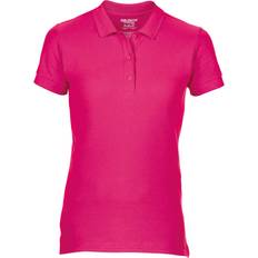 Multicoloured - Women Polo Shirts Gildan Womens/Ladies Premium Cotton Sport Double Pique Polo Shirt Heliconia