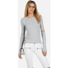 Donna - Rayon Magliette Michael Lauren Solomon Top in Grey. S, XL, XXL