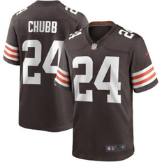 Nike Men's Chubb Brown Cleveland Browns Game Jersey Brown