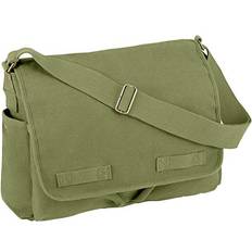 Rothco Vintage Unwashed Canvas Messenger Bag Olive Drab 9148-OliveDrab