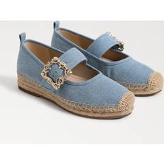 Blue Espadrilles Sam Edelman Women's Maddy Cotton Espadrilles Blue Blue