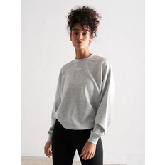 Light Grey Melange Comfy Sweatshirt - Grå