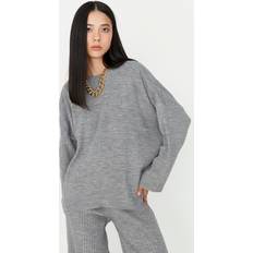 Trendyol Collection Hjemmedragt - Grå-Meleret