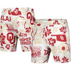 Wes & Willy Men's White Oklahoma Sooners Tech Swimming Trunks White