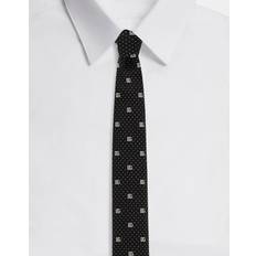 Dolce & Gabbana Black Ties Dolce & Gabbana Cravatta Man Ties And Pocket Squares Multi-colored Pz