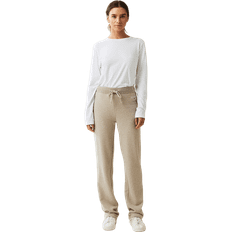 Lexington Jenna Jersey Pants Mjukisbyxor Dam Brun
