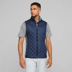 Puma XL Vests Puma Frost Quilted Vest Navy Blazer/Slate Sky