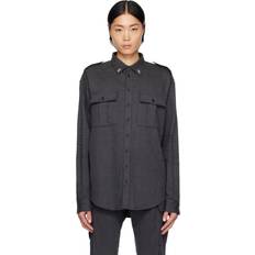 DSquared2 Shirts DSquared2 Gray Uniform Shirt 860 Grey IT