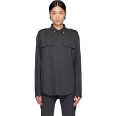 DSquared2 Gray Uniform Shirt IT