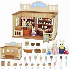 1 12 Dollhouse Bus Bakery Shop Duplex Pretend Play Toy Japan Forest Animal Bunny Squirrel Koala Family Bedroom Kitchen Girls