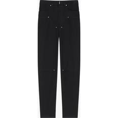 Givenchy Black Studded Jeans 001-BLACK WAIST