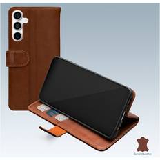 Mobilize Leather Wallet Samsung Galaxy S23 FE 5G Brown