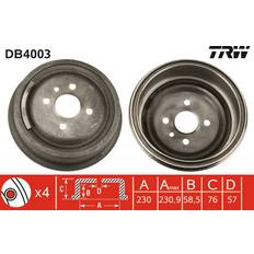 TRW DB4003 Bromstrumma OPEL: Manta B CC, Ascona