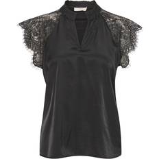 CRNola Lace Blouse - Pitch Black
