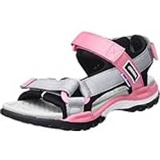 Patent Leather Sandals Children's Shoes Geox Borealis Girl Sandal,Schwarz Grey,33