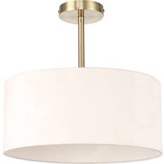 Beige Ceiling Flush Lights Deco Semi Mount Ceiling Flush Light