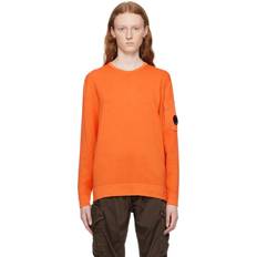 C.P. Company Sweatshirts Jumpers C.P. Company Orange Crewneck Sweater 425 Flame Orange IT