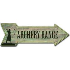 SignMission Decal-999977_Archery Range Arrow Funny Wall Decor