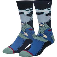 Naruto Kakashi-Crew Socks Black/Green/Blue