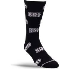 Socks Perri's Kiss All-Over Logo Short Crew Socks Black Black