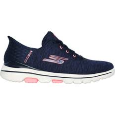 Skechers Mujer Zapatos de golf Skechers Slip-ins GO GO Walk 5 - Navy/Rosa