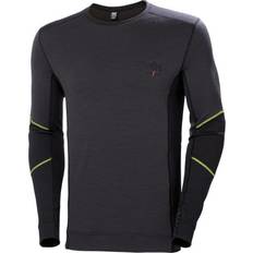 Helly Hansen Helly Hansen Lifa undertrøje med merinould, Sort/Ebony