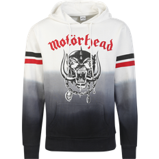 Motörhead Herr Tröjor Motörhead Luvtröja England Dip Dye för Herr vit/svart