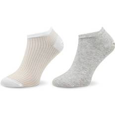 Tommy Hilfiger Femme Chaussettes Tommy Hilfiger Lot de 2 Paires de Chaussettes Basses Femme 701222650 Multicolore