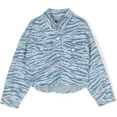 Kenzo Vêtements d'extérieur Kenzo Veste en Jean Fille Kids Bleu