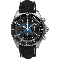 Ruhla Ruhla glasbach kopp 20 bar kronograf 44 mm med läderrem 4970-3