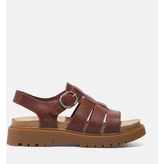 Timberland 38 Hjemmesko & Sandaler Timberland Clairemont Way Fisherman Sandal - Dark Red