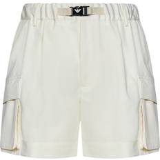 Emporio Armani White Shorts Emporio Armani Off-White Press-Release Shorts BIANCO PANNA IT