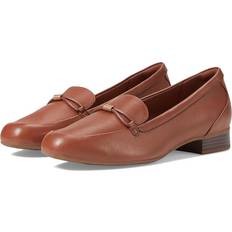 Clarks Loafers Clarks Juliet Shine Tan Leather High Heels Tan