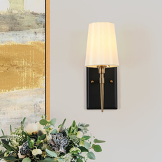 Zevni Modern Black Gold Wall Light