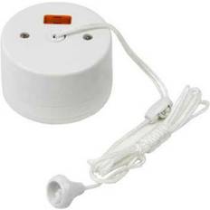 Click 16A DP Ceiling Pull Cord Switch With Neon