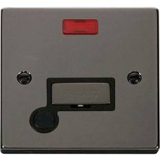 Click Scolmore Click Scolmore Deco Ingot 13A Flex Outlet Neon Fused Spur Unit VPBN553BK