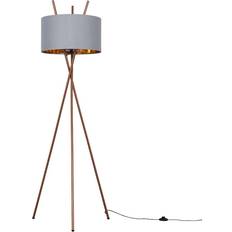 C Floor Lamps ValueLights Large Modern Copper Metal Tripod Copper Floor Lamp